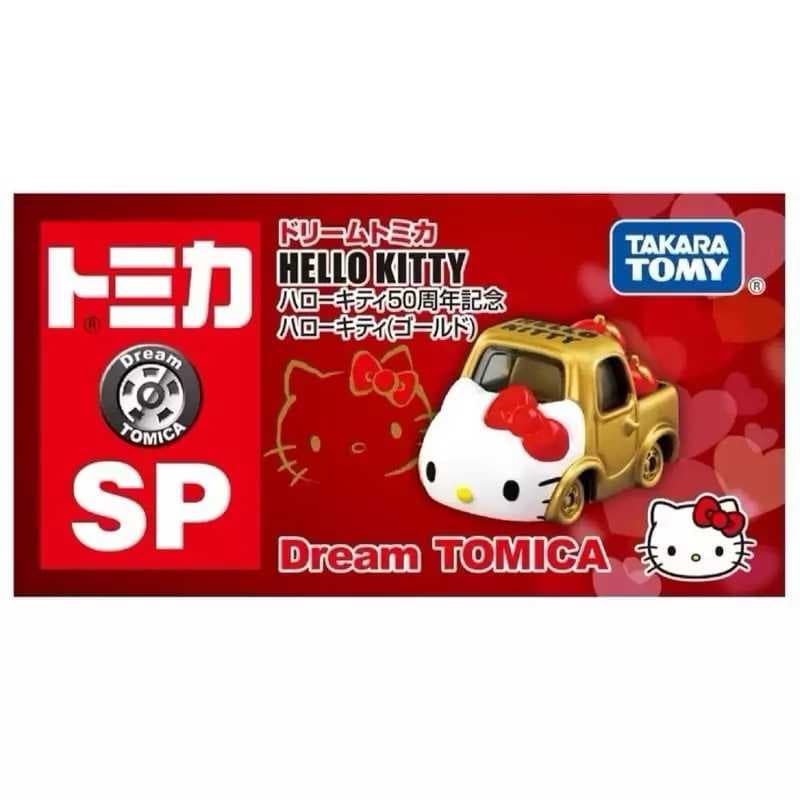 《豬帽子》現貨 TAKARA TOMY TOMICA 多美小汽車 DT Hello Kitty 50 週年紀念版 金