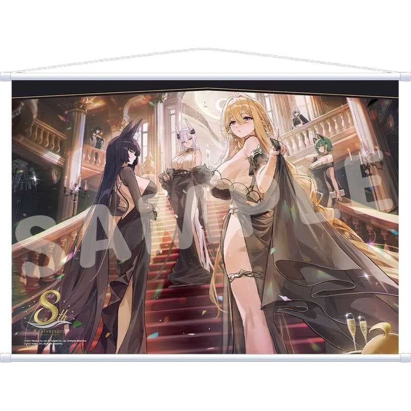 ■預購■『yostar』通販｜碧藍航線 8周年記念「8周年をお祝いして」掛軸。[1004]