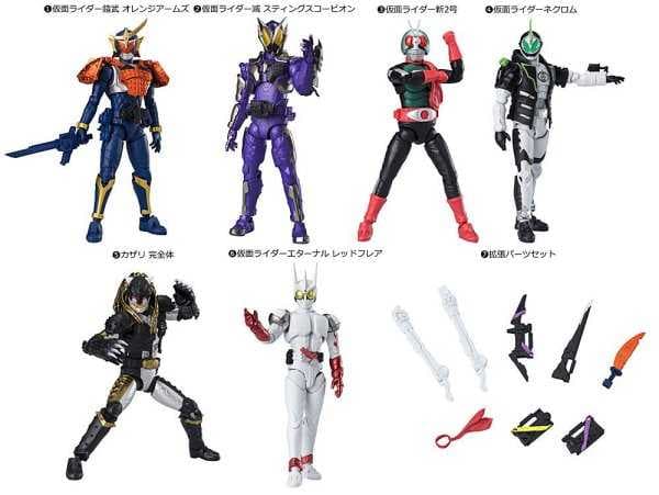 【616toys】BANDAI 盒玩 掌動XX 假面騎士5 (全7種/附口香糖)