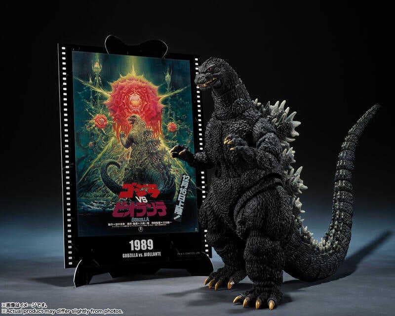 ★萊盛小拳王★預購26/01 S.H.MonsterArts 代理版 S.H.M 哥吉拉(1989) 哥吉拉VS碧奧蘭蒂 電影海報版