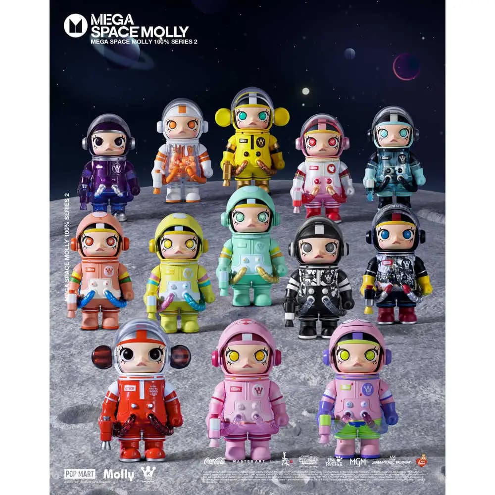 自製賞 POP MART MEGA SPACE MOLLY 100% 盒玩派對!!