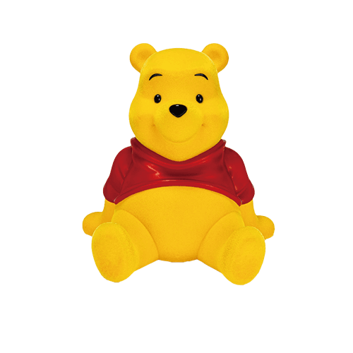 A賞	VPB-011SP 小熊維尼 大型搪膠存錢筒 植絨特別版