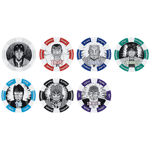 F賞 僥倖！籌碼徽章組(隨機)