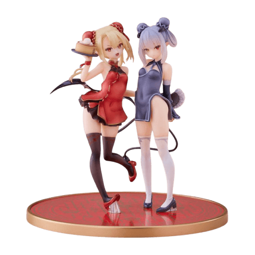 A賞 VIOLET STUDIO 毛玉牛乳 原畫 蒂芙妮&克洛耶 1/8 PVC