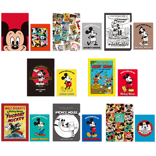 G賞 米奇紀念透明資料夾組(隨機)