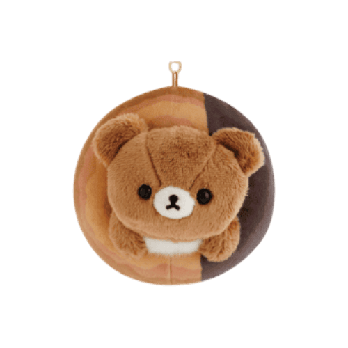 H賞 茶小熊巧克力歐菲香吊飾