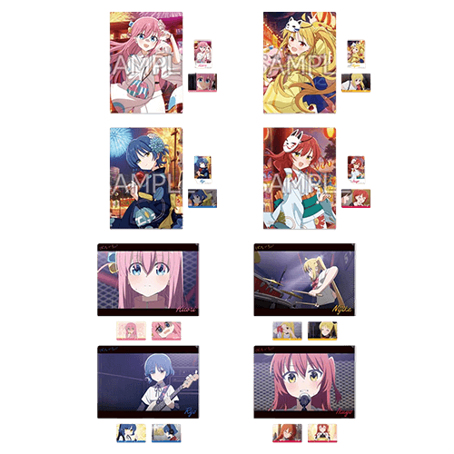 K賞 透明文件夾＆貼紙組合(隨機)