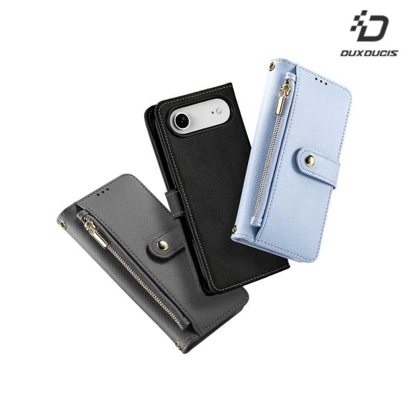 磁吸皮套 DUX DUCIS Apple 蘋果 iPhone 17 Air LAWA 二合一錢包保護套 側翻皮套 真皮皮