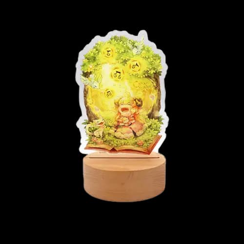 E賞 角卷綿芽 活動2周年紀念 LED 壓克力立牌