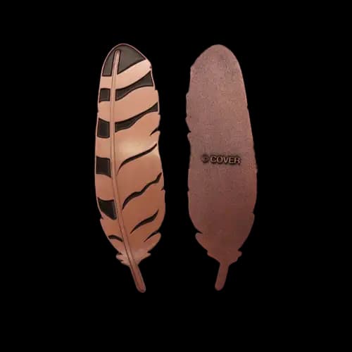 H賞 七詩無名 誕生日紀念 2022 羽毛書籤