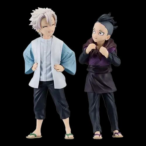 B賞 不死川實彌&玄彌 模型公仔