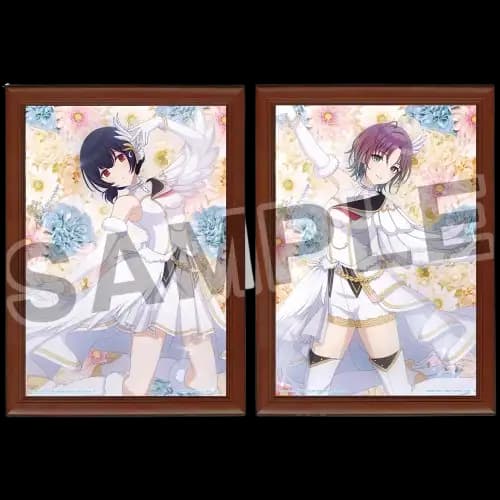 B賞 白天鵝風 插圖相框(隨機)