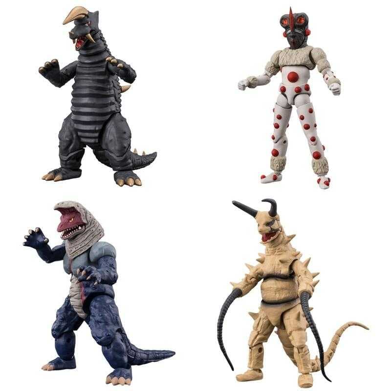 【台中金曜】店鋪現貨 不挑盒況 萬代 盒玩 超動α 超人力霸王 怪獸4 中盒4入