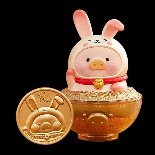 罐頭豬LuLu 衣食無憂金飯碗限定款 (兔年)