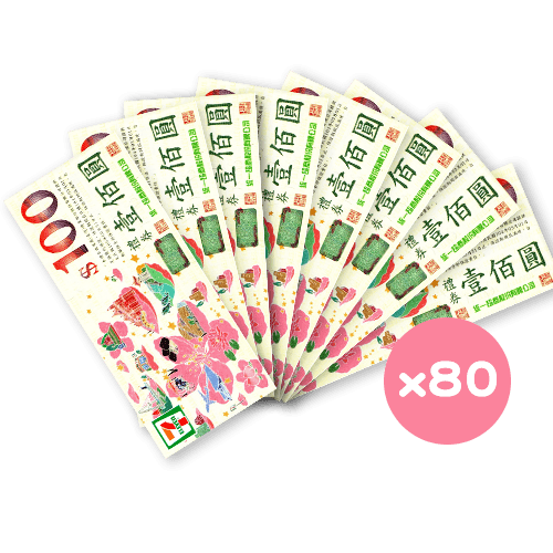 A賞 711禮券8000元