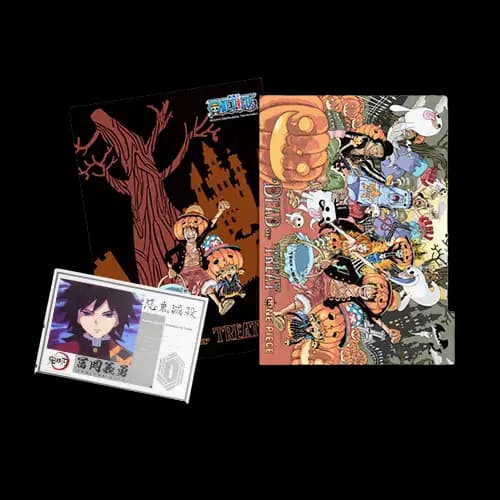 五層資料夾-航海王+桌墊-鬼滅之刃(義)