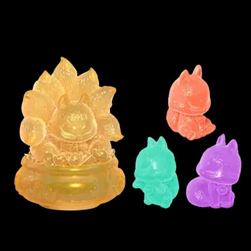 金色大隱藏+三隻小狐狸(顏色樣式隨機)