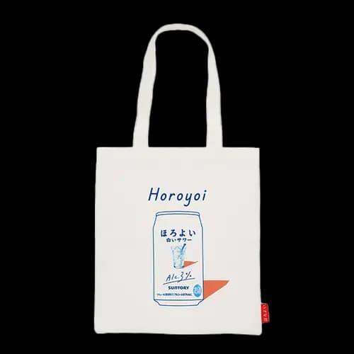 C賞 白色沙瓦 HOROYOI 帆布袋