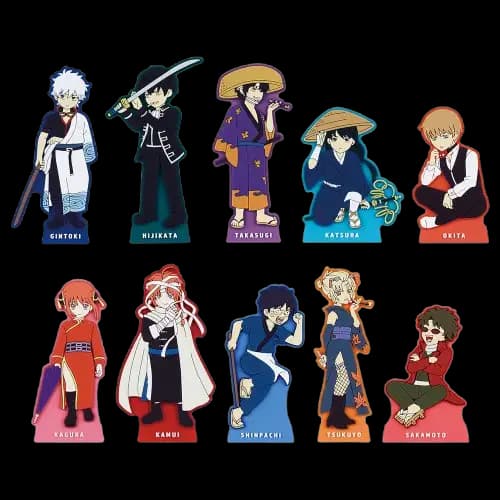 H賞 橡膠立牌〜銀魂展覽人物視覺圖案(隨機)