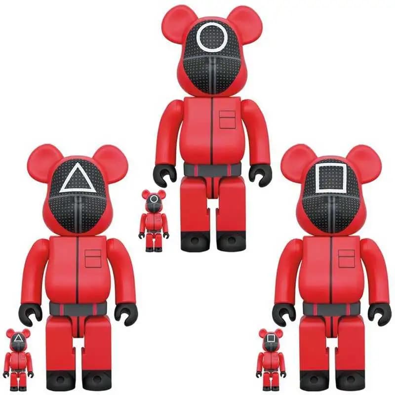 自製賞 BE@RBRICK 魷魚遊戲400%+100%