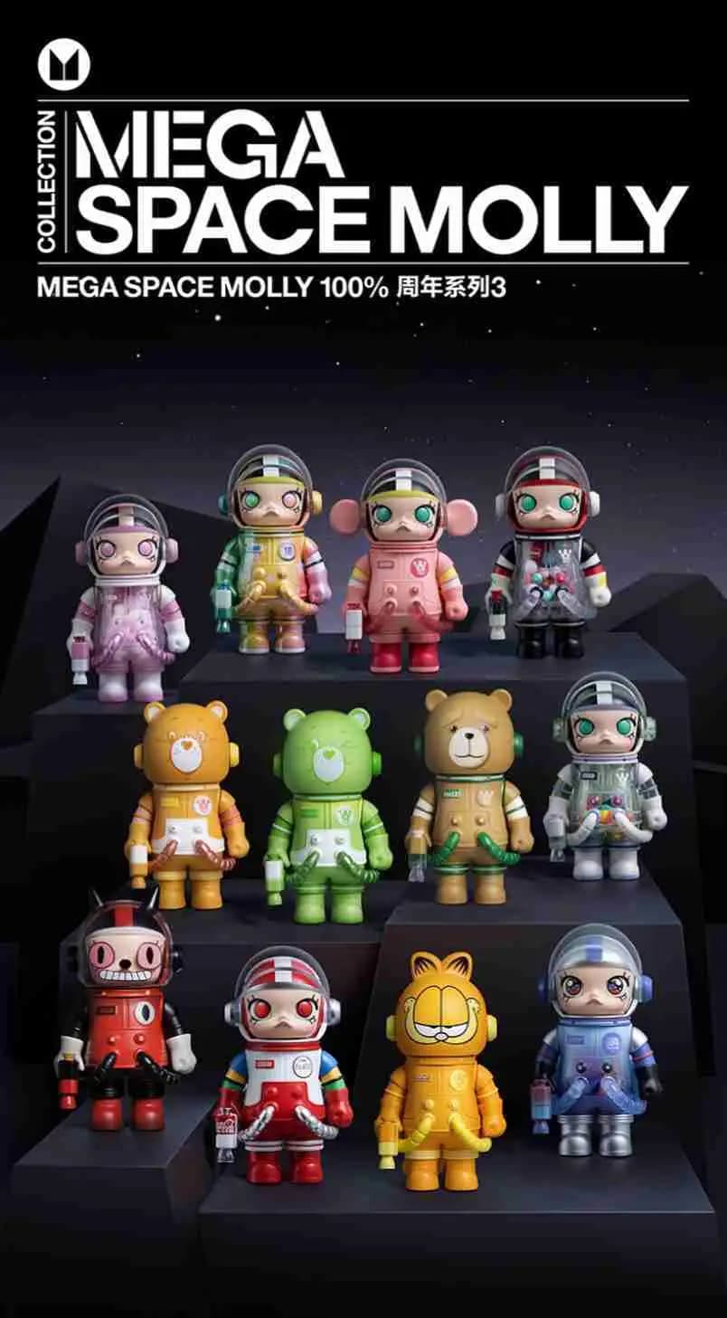 泡泡瑪特 MEGA SPACE MOLLY 100% 周年系列3