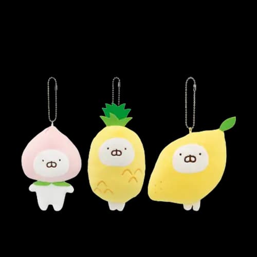 C賞 水果裝兔丸吊飾(隨機)