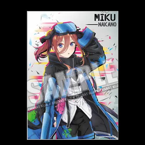 M賞 【中野三玖】A3海報文件夾