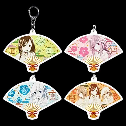 D賞 扇子壓克力吊飾(隨機)