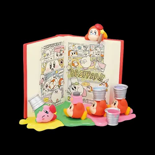 A賞 大家一起畫圖☆卡比 模型公仔