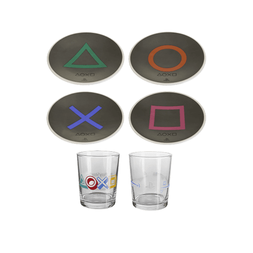 D-5賞 圖案餐具▲●x■ 玻璃杯