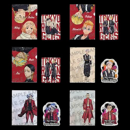 F賞 透明資料夾&貼紙組(隨機)