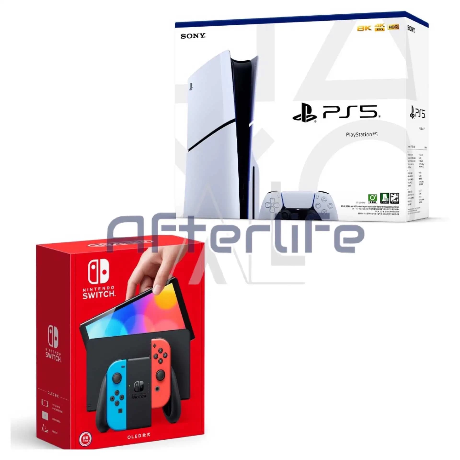 自製賞 PS5 Nintendo Switch OLED 主機大集合