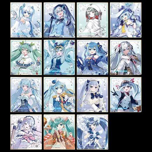 L賞 雪初音全明星 迷你色紙(隨機)