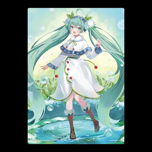 E賞 雪初音2015插畫板 A3