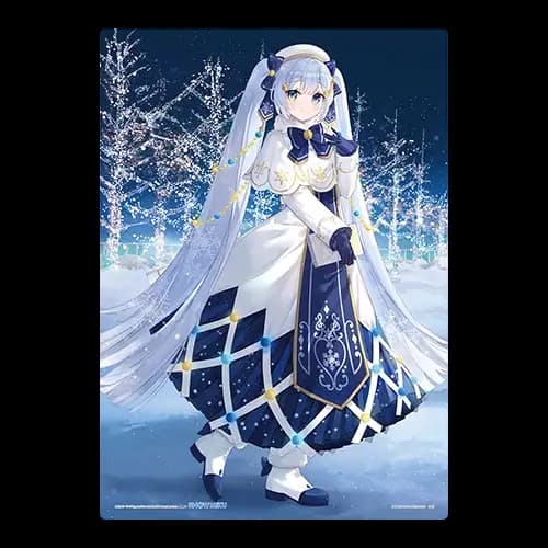 H賞 雪初音2021插畫板 A3
