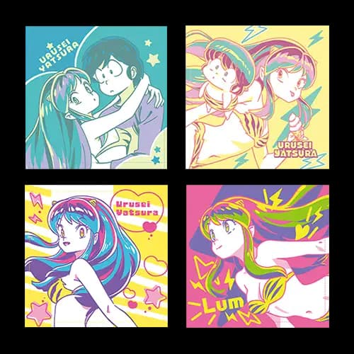 F賞 福星小子 角色方巾(隨機)