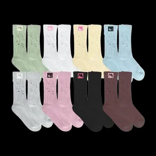 H賞 高筒襪兩雙(隨機)