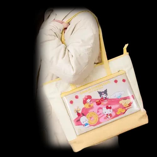 B賞 三麗鷗 DIY單肩包&六款刺繡魔術貼