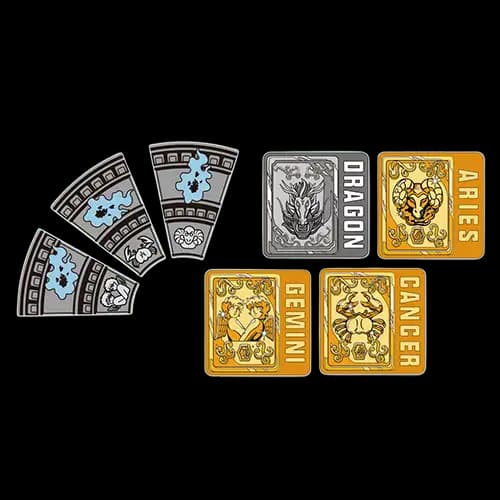 F賞 星座or火時鐘碎片 杯墊(隨機)