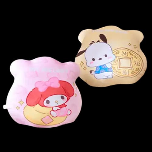 C賞 招財進寶 雙面抱枕(隨機)