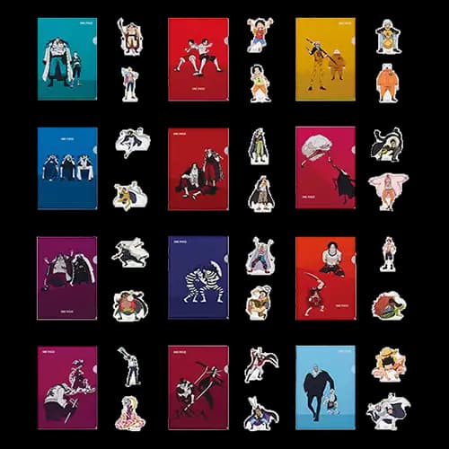 I賞 A4透明文件夾與貼紙套組(隨機)