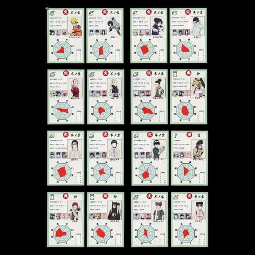 H賞 角色能力值透明展示架(隨機)