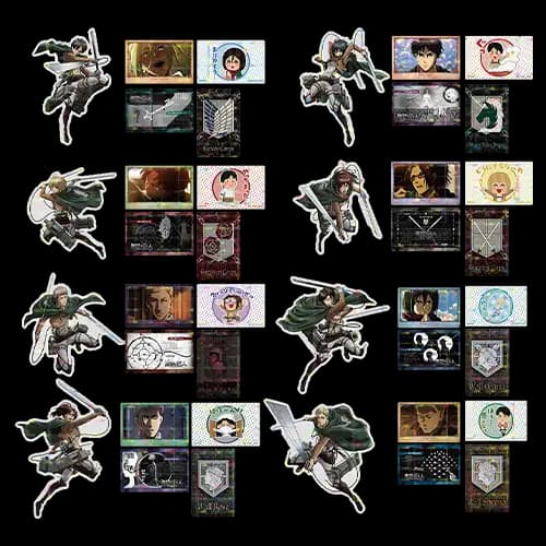 G賞 雷射貼紙套組A(隨機)