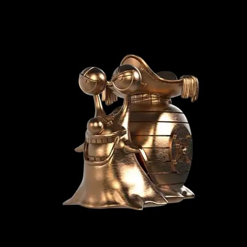 D賞 新四皇小丑巴奇 黃金電話蟲