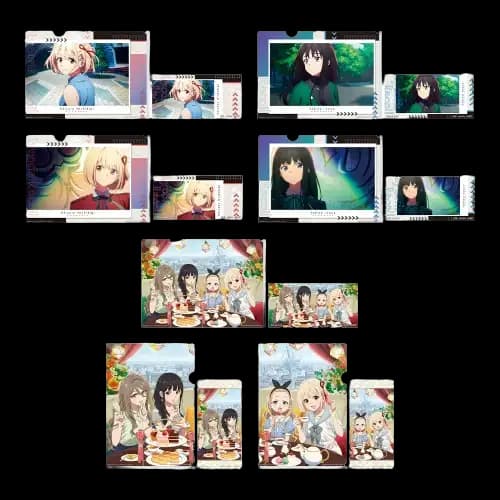 F賞 透明文件夾&手機貼紙套組(隨機)