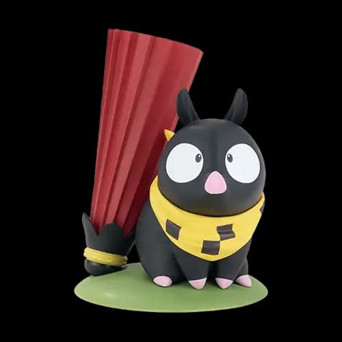 D賞 帶傘的小P筆架