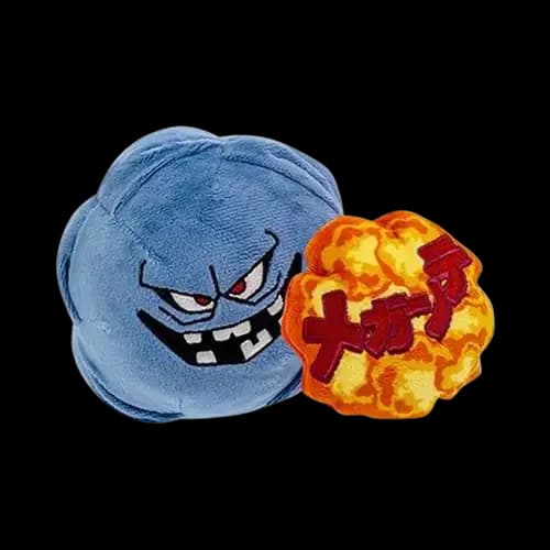 B賞 炸彈岩 伸縮拉繩造型娃娃