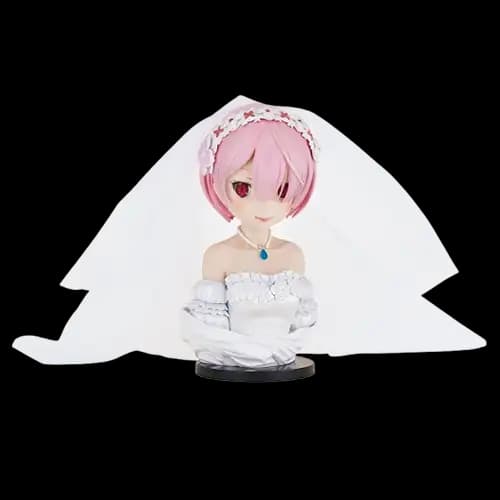 P賞 Re:0微甜幸福生活最後賞拉姆胸像婚紗模型
