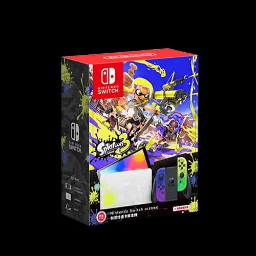 F賞 Nintendo Switch OLED 斯普拉遁3 特仕版主機