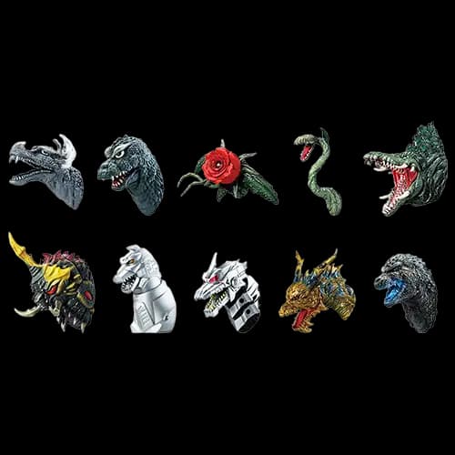 D賞 怪獸頭雕磁鐵(隨機)